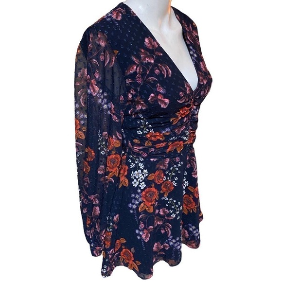 Keepsake The Label Need You Now Playsuit Navy Floral Size S Fits like XS - Picture 6 of 12